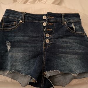 Denim shorts